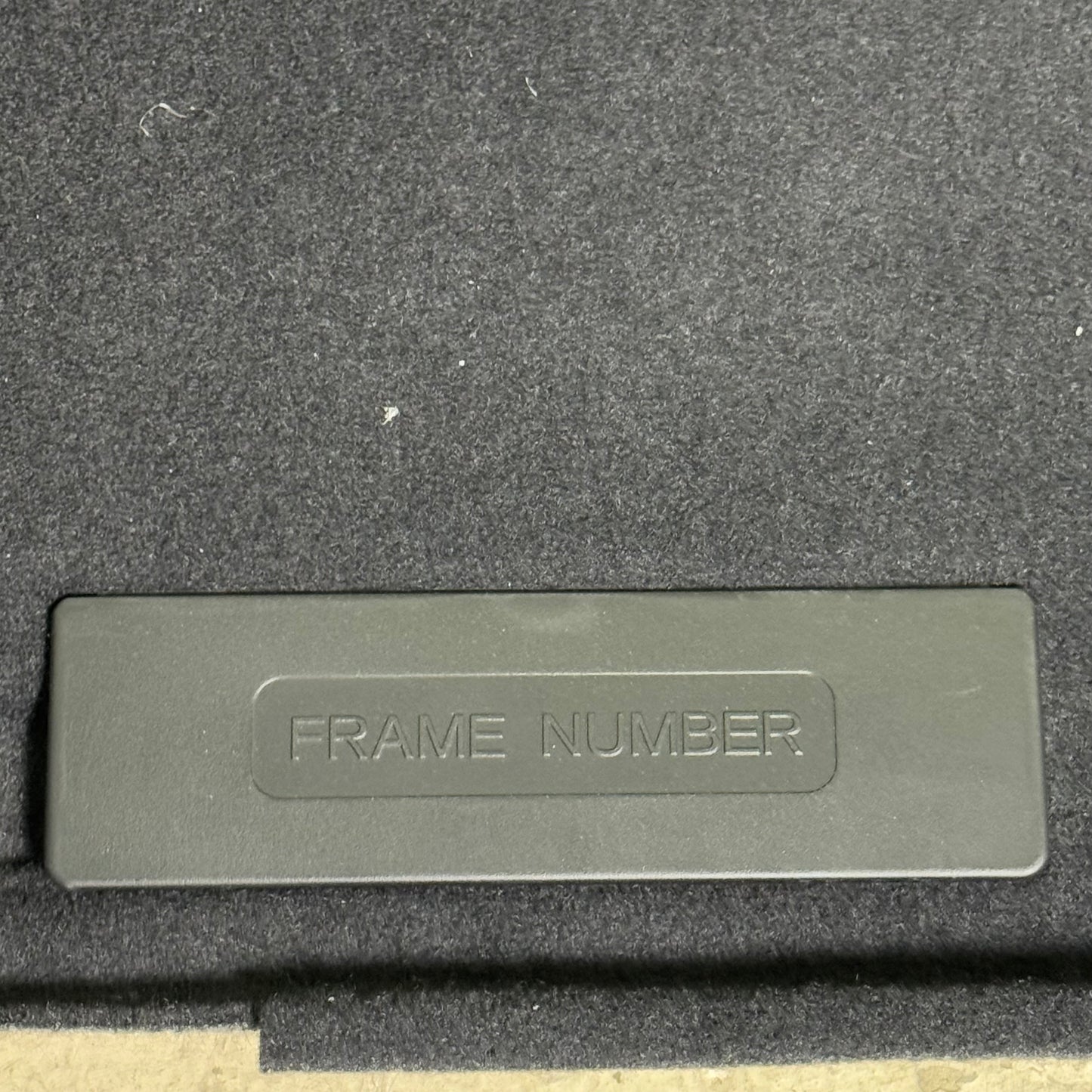 HONDA Car Floor Carpet Assembly Sz 87” L x 53” W Black 83301-T0G-A01ZC