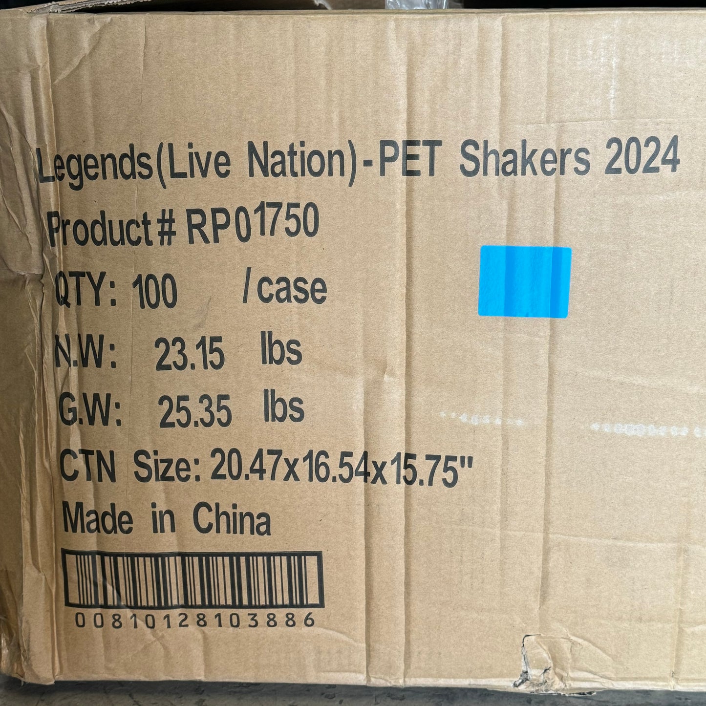 LEGENDS 100PK of Pet Shakers RP01750