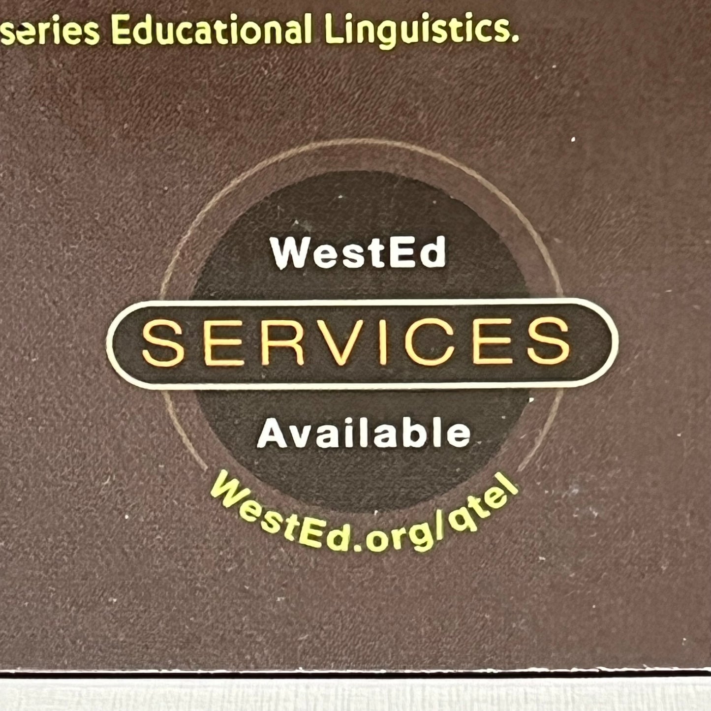 WEST ED Academic Success of Adolescent English Language Learners by: Aida Walqui