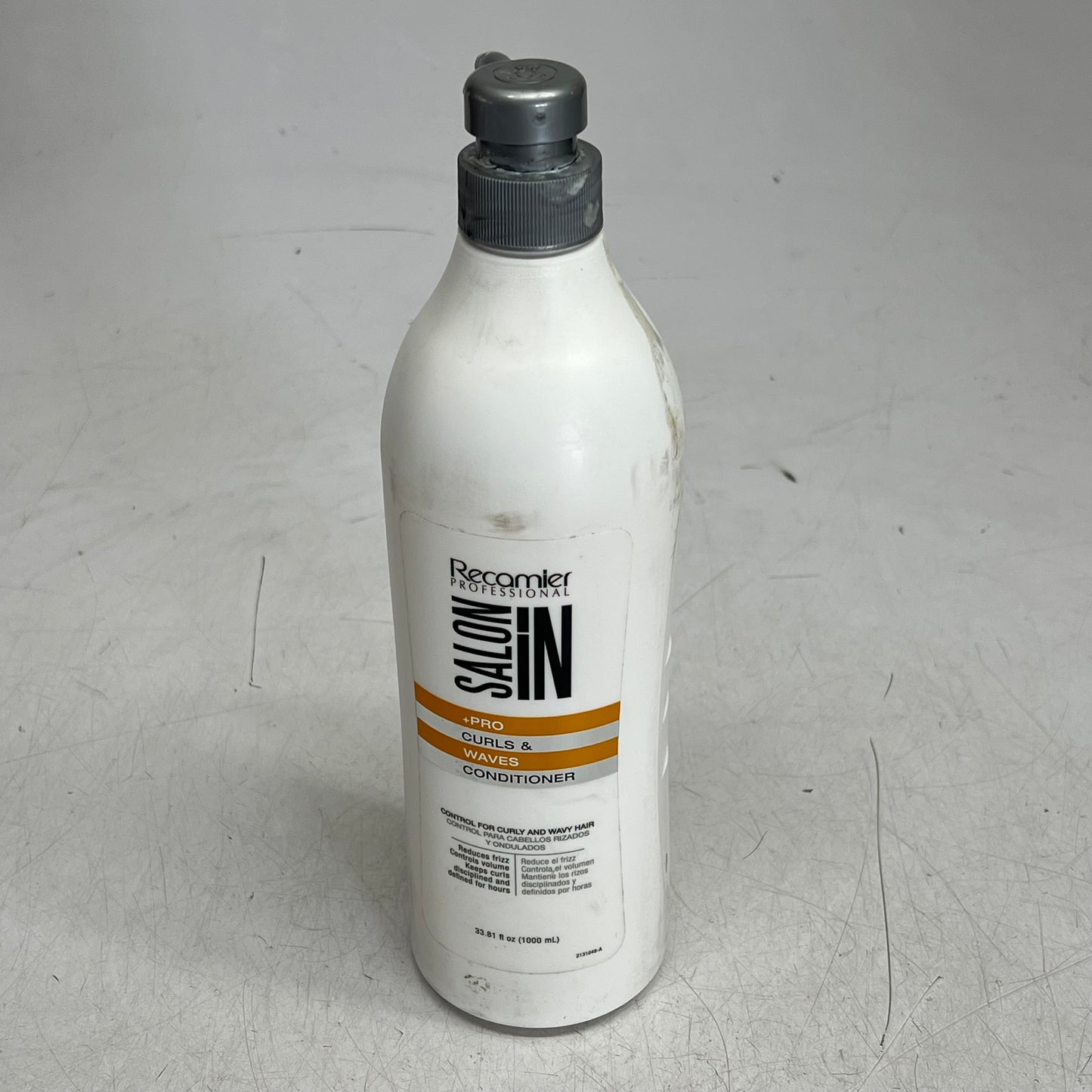 ZA@ RECAMIER PROFESSIONAL SALON IN  (2 PACK) Pro+ Curl & Waves Conditioner  33.8 fl oz  (As-is) B