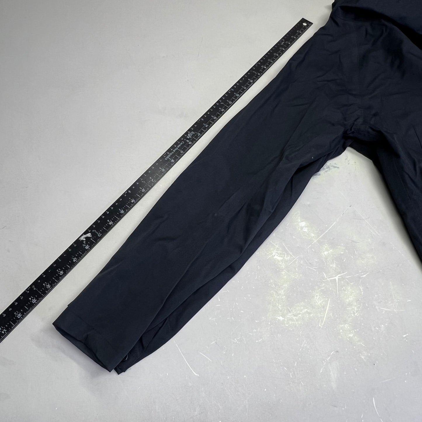 BARO Hooded Zip Closure Waterproof Drywear Long Trench Coat Unisex Sz M Black