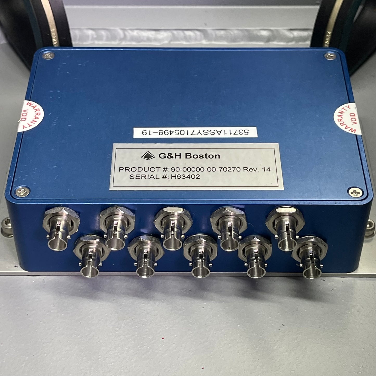 G&H BOSTON Analog Signal Multiplexer in Protective Container 90-00000-00-70270 Rev. 14