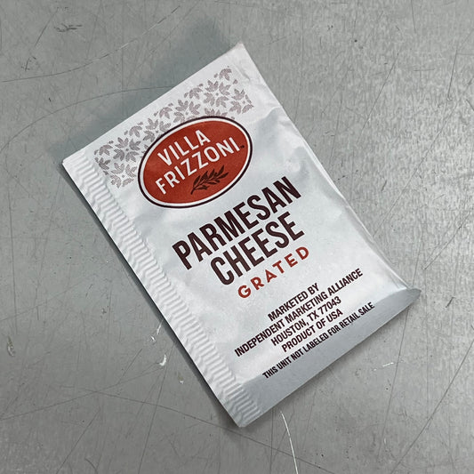 ZA@ VILLA FRIZZONI (200 PACK) Dry Grated Parmesan Cheese Grated 21.16 oz (AS-IS, Distressed Box)