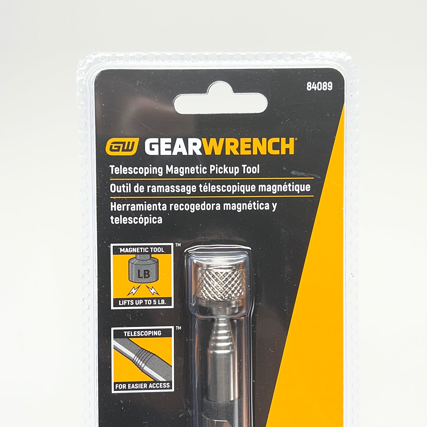 ZA@ GEAR WRENCH Telescoping Magnetic Pickup Tool 33-1/4" 5 lb. Cap 84089