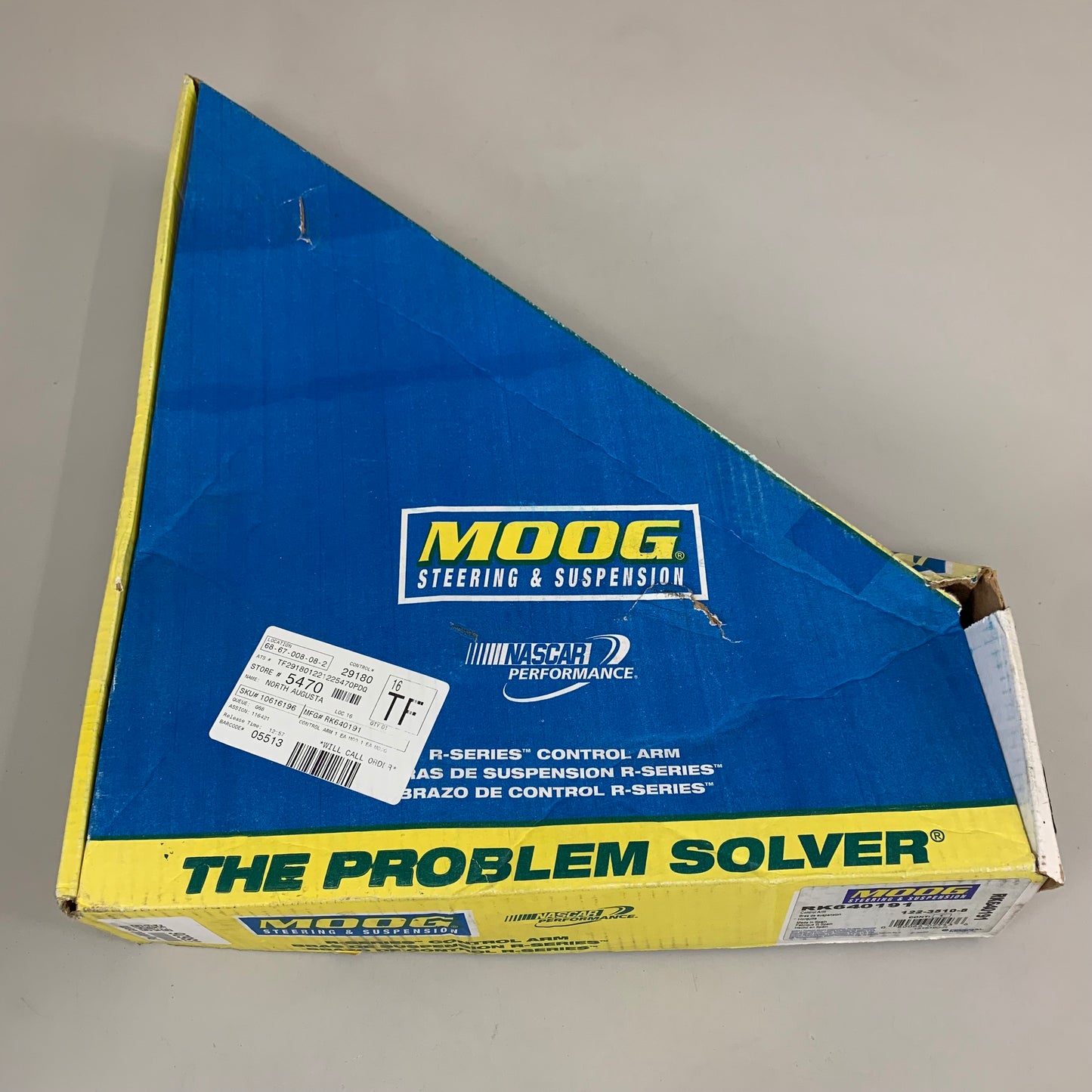 MOOG Front Lower Control Arm Driver Side Lexus & Toyota Models RK640191