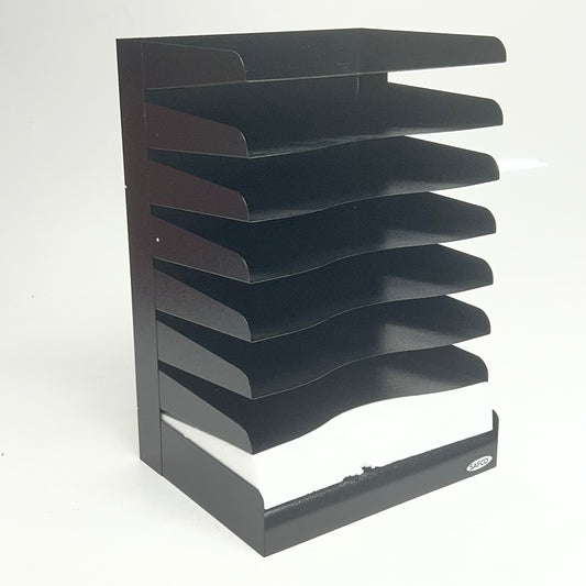 SAFCO Steel Desk Tray Sorter 8 Shelf 3129BL