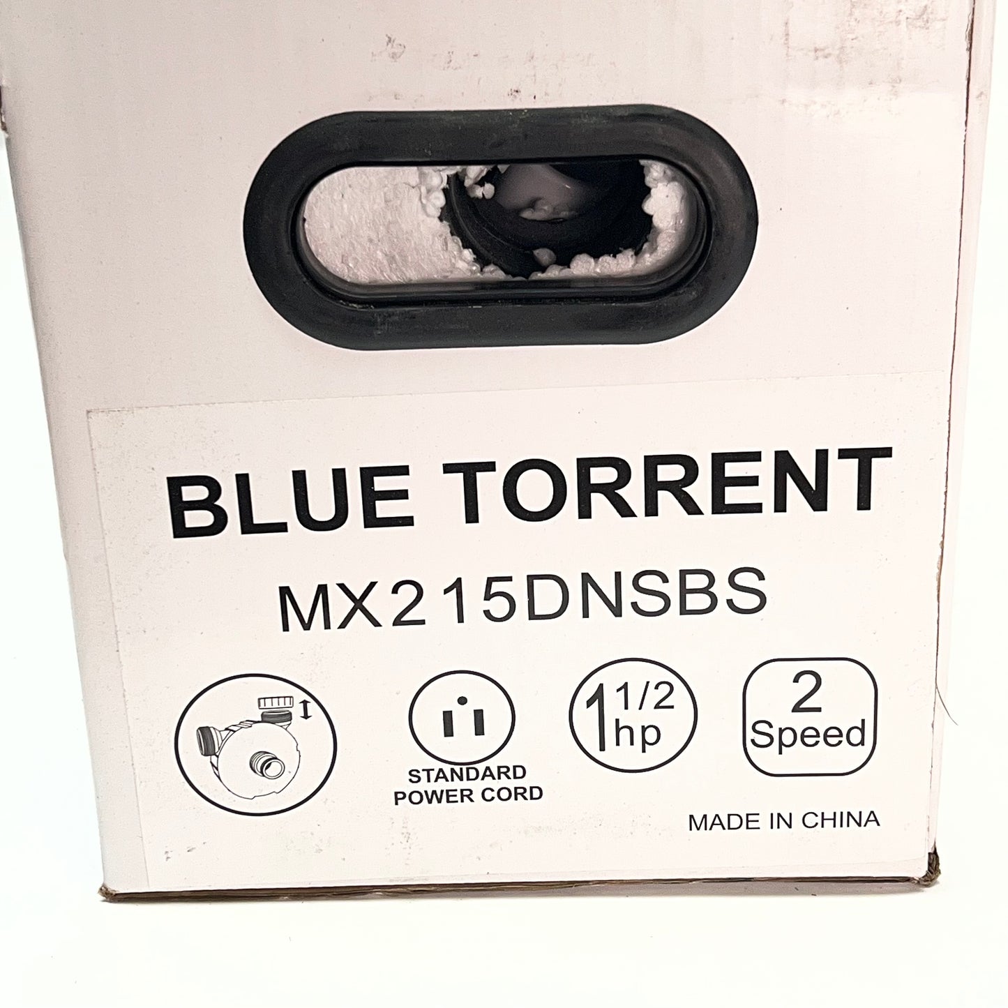 BLUE TORRENT Maxi Pump Dual Port Pool Pump 1.5 HP 2 Speed 110V MX215DNSBS