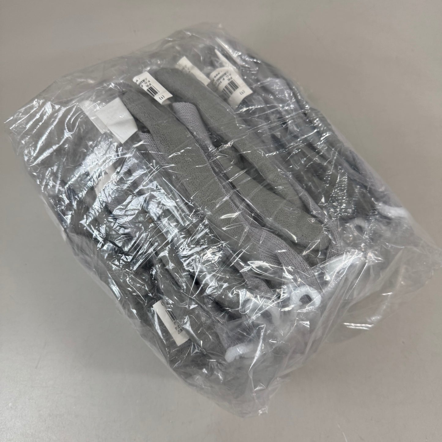 MCR SAFETY  (12) Pk 12 Coated Gloves,cotton/polyester,l,pr 48gh16 Large Gray