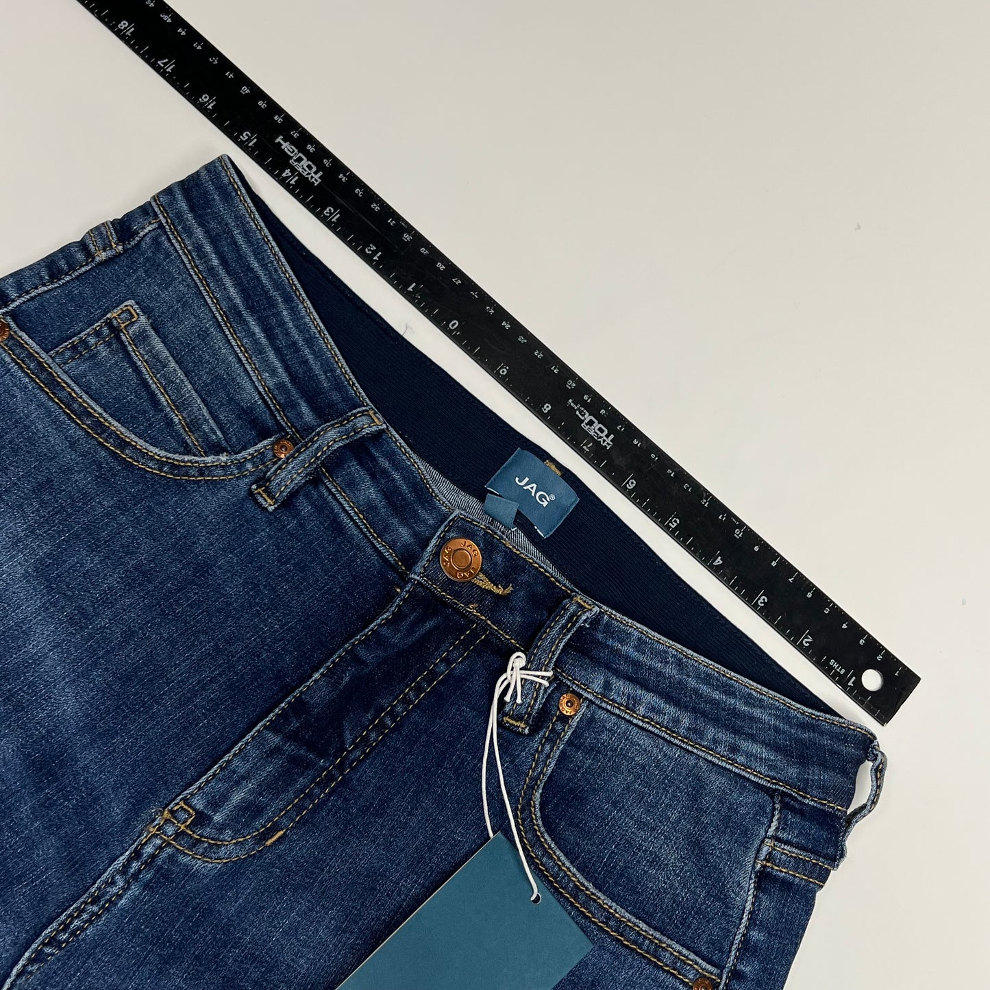 JAG Phoebe High Rise Bootcut Jeans Women's Sz 10/32 Seaside Blue J2911SCV418