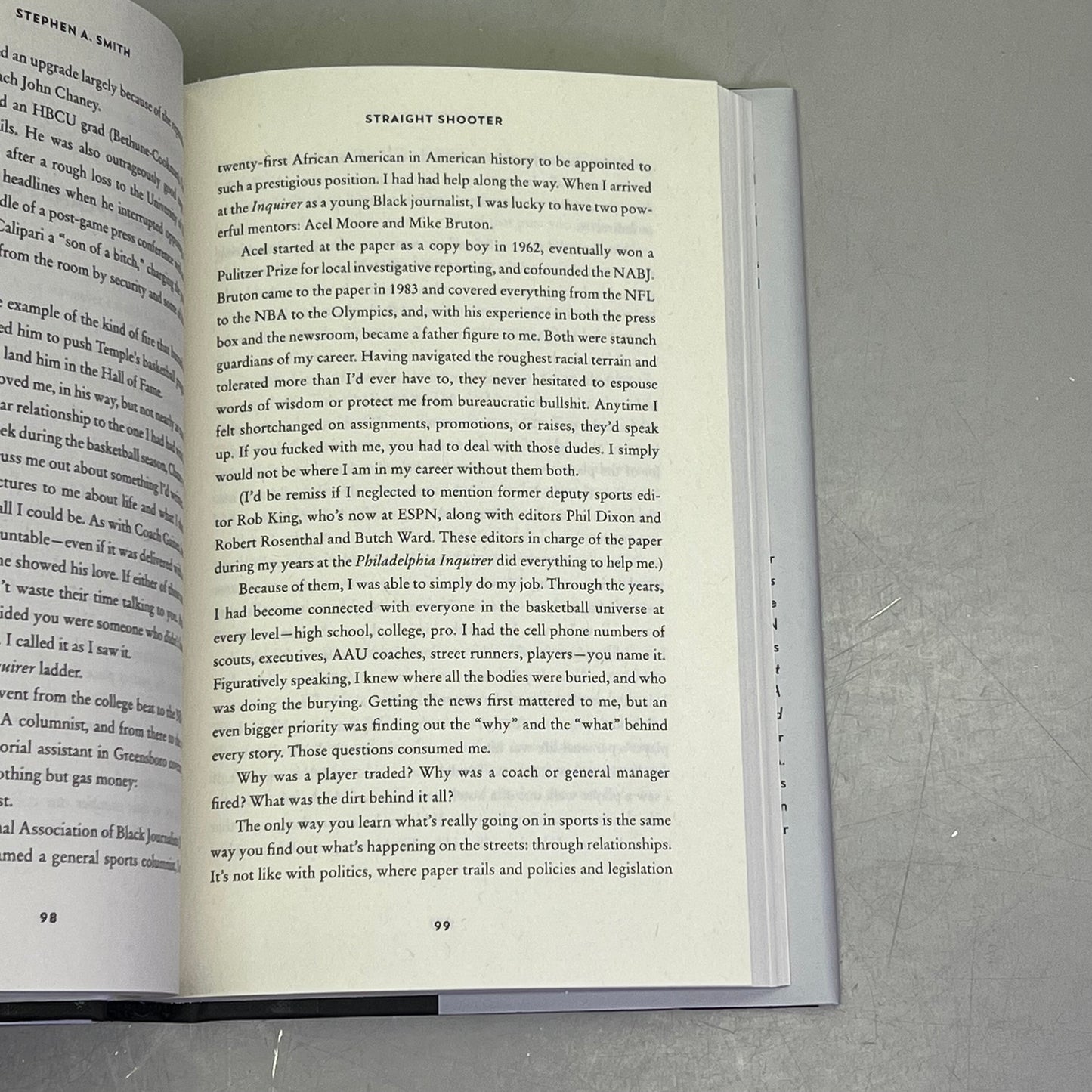 STRIAGHT SHOOTER  A Memoir Of Second Chances & First Takes Hardcover Book