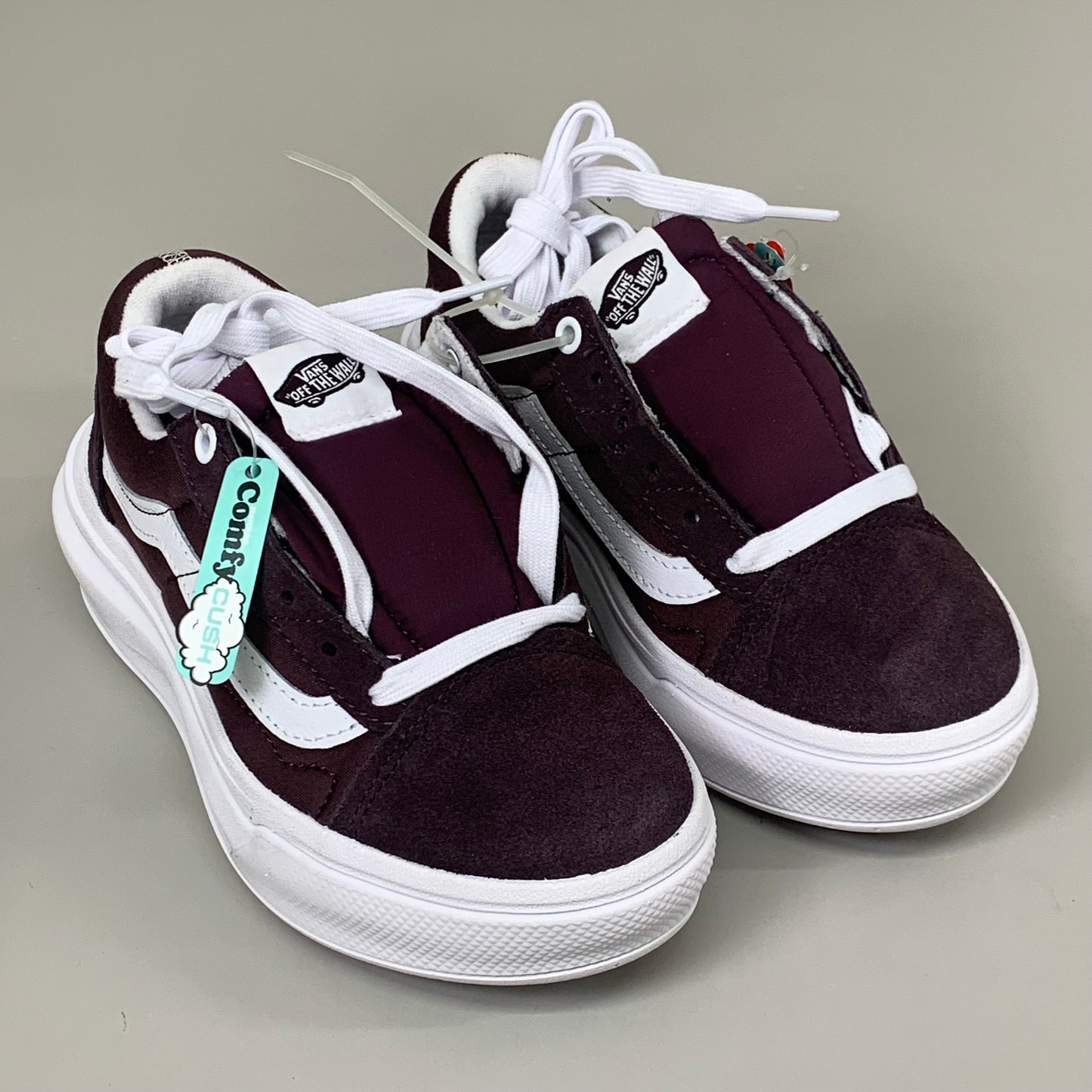 VANS Old Skool Overt Sneakers Extra Cushion Men's SZ 4 Women's SZ 5.5 Burgundy