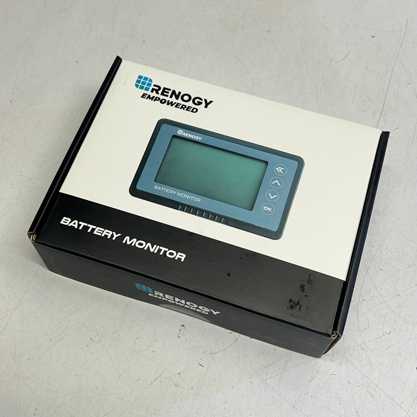 RENOGY Battery Monitor W/ Shunt 500A 120V Black RBM500-G3-US
