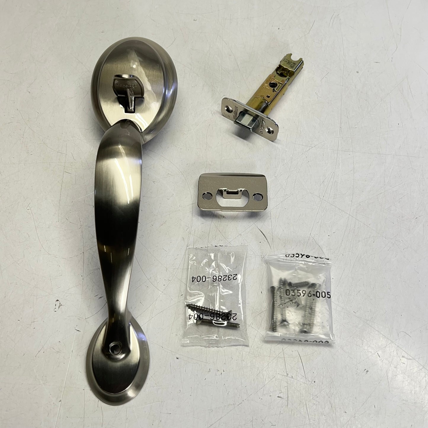 KWIKSET Dakota Handle Only Keypad Control Exterior Doors Satin Nickel 98980-010