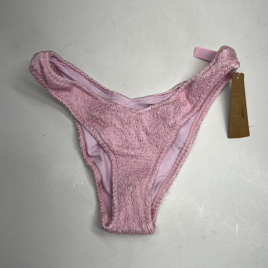 SKIMS Cheeky Tanga Bikini Bottom Women's Sz M Cherry Blossom BMBIK-11372W