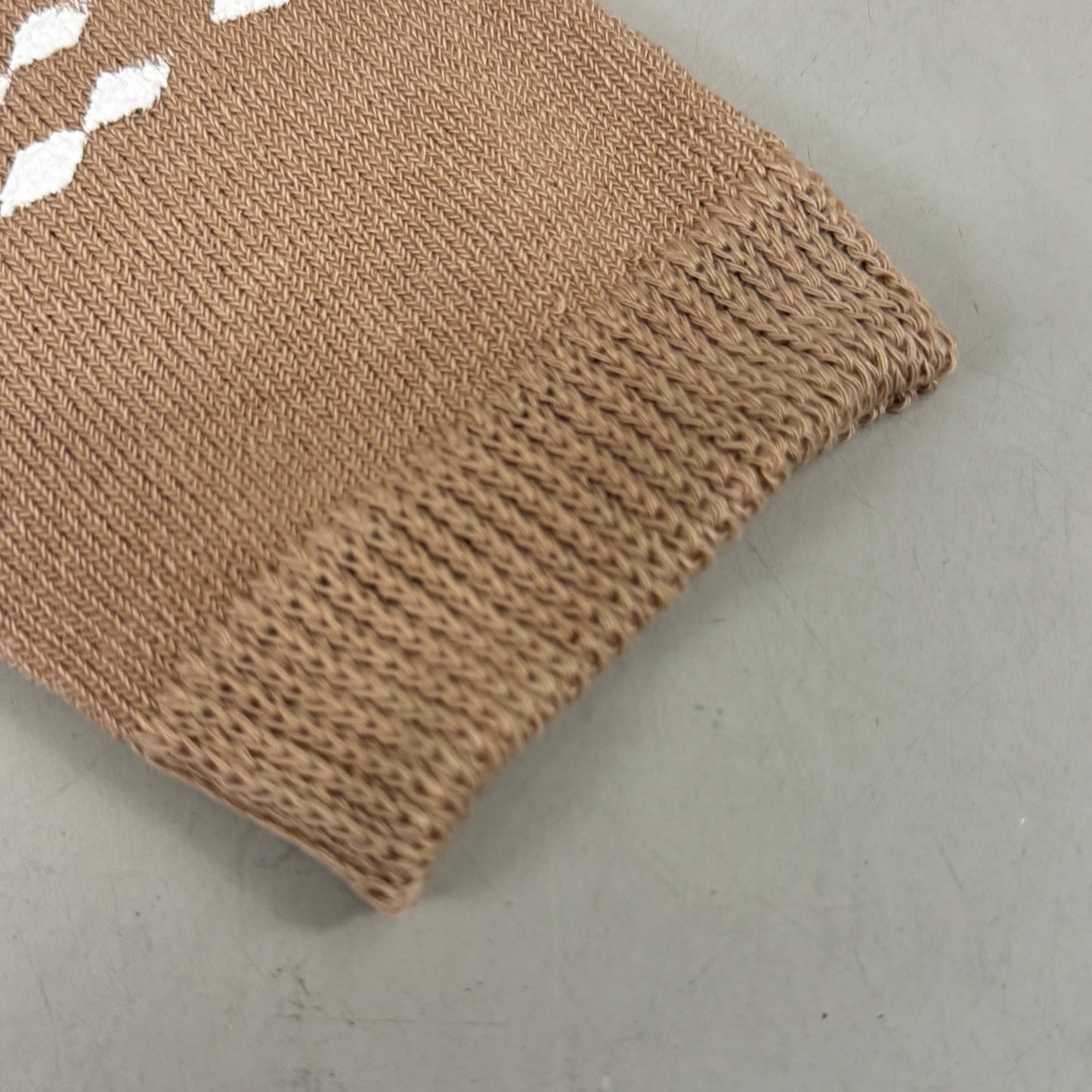 PILLOW PAWS (4 PACK) Unisex Non-Skid Slipper Socks  Adult XL Tan