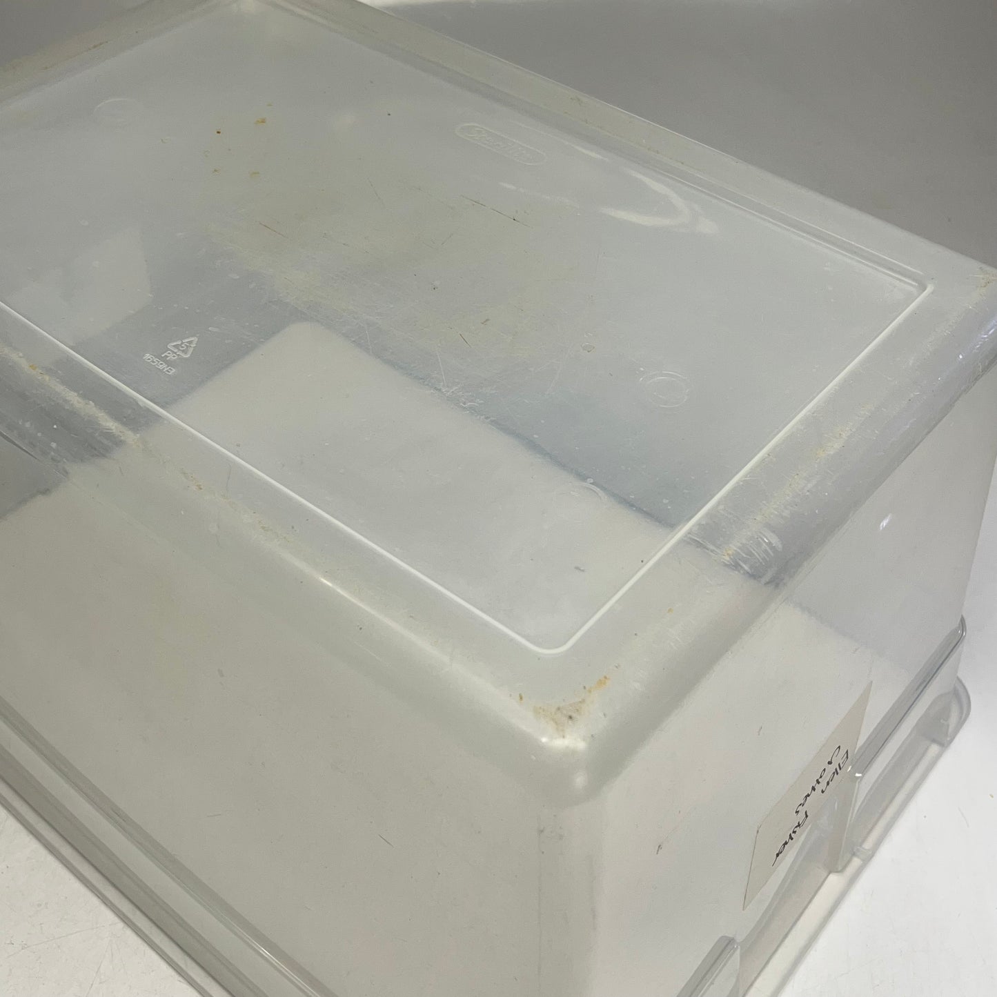 ZA@ ROOM ESSENTIALS Snap Lid Storage Containers 66qt Teal/Clear (Used)