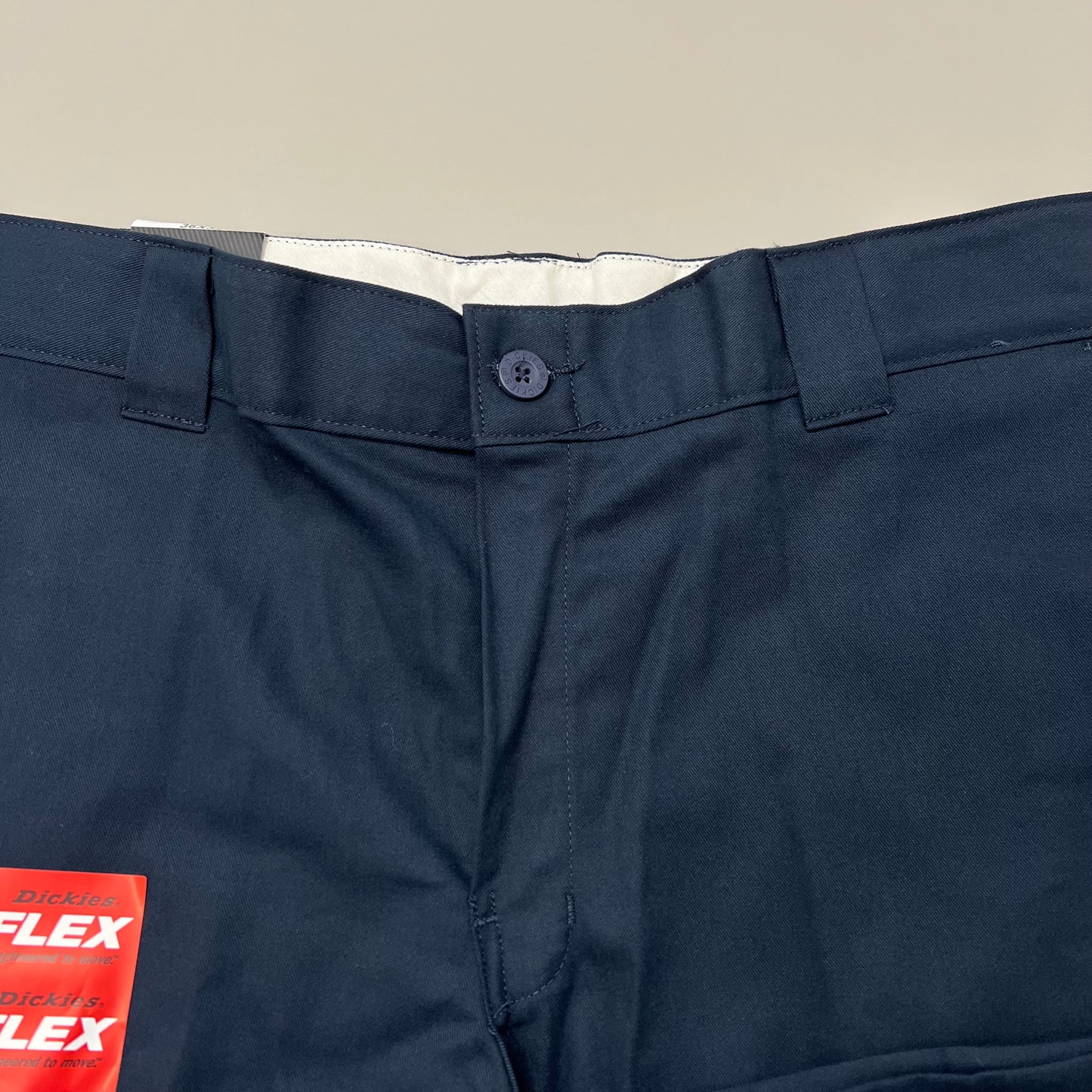 DICKIES Flex Regular Fit Cargo Straight Leg Pant Men's 36X32 Dark Navy WP595DN