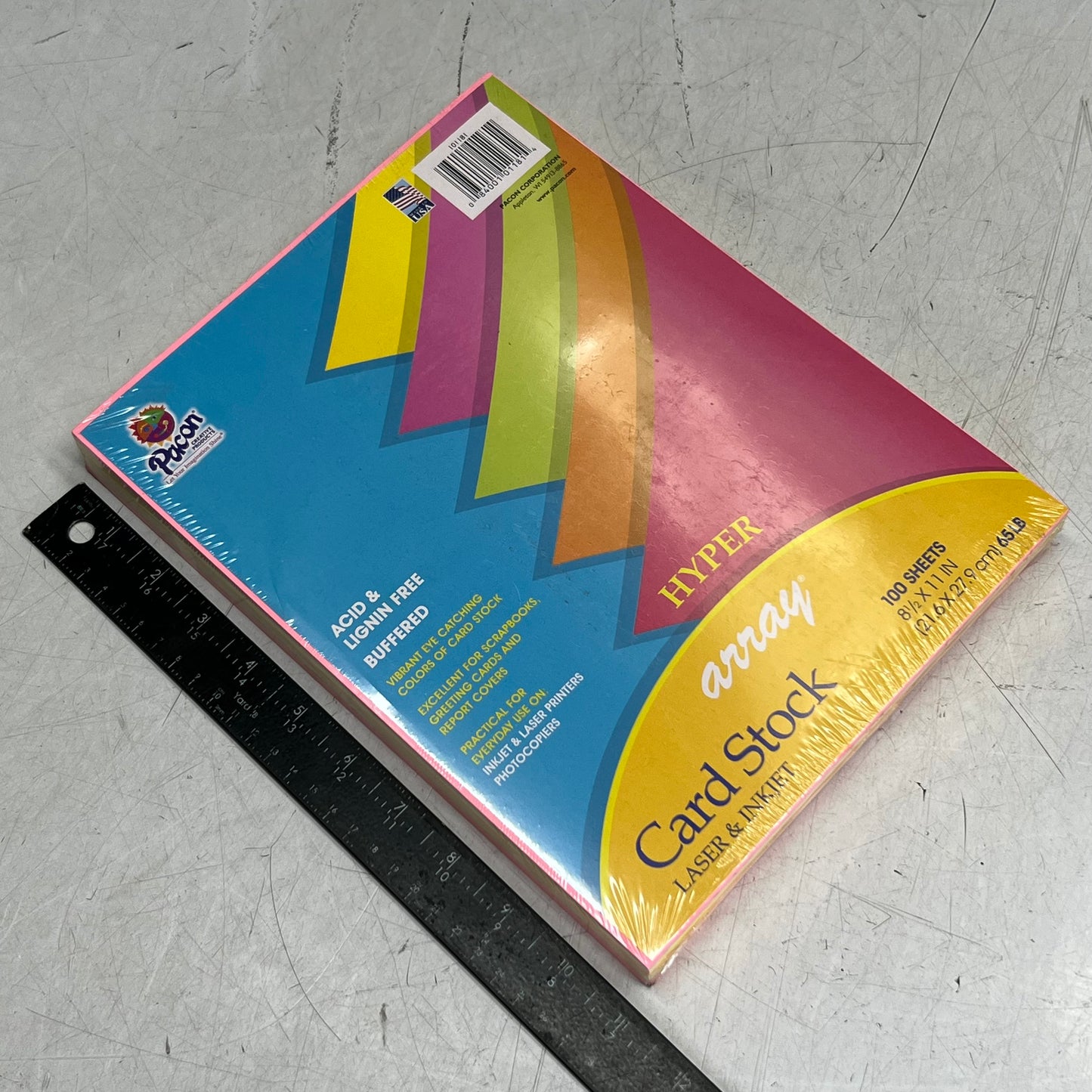PACON (100 Sheets) Laser & Inkjet Multi Purpose Paper Sz 8-1/2" x 11", I0II8I