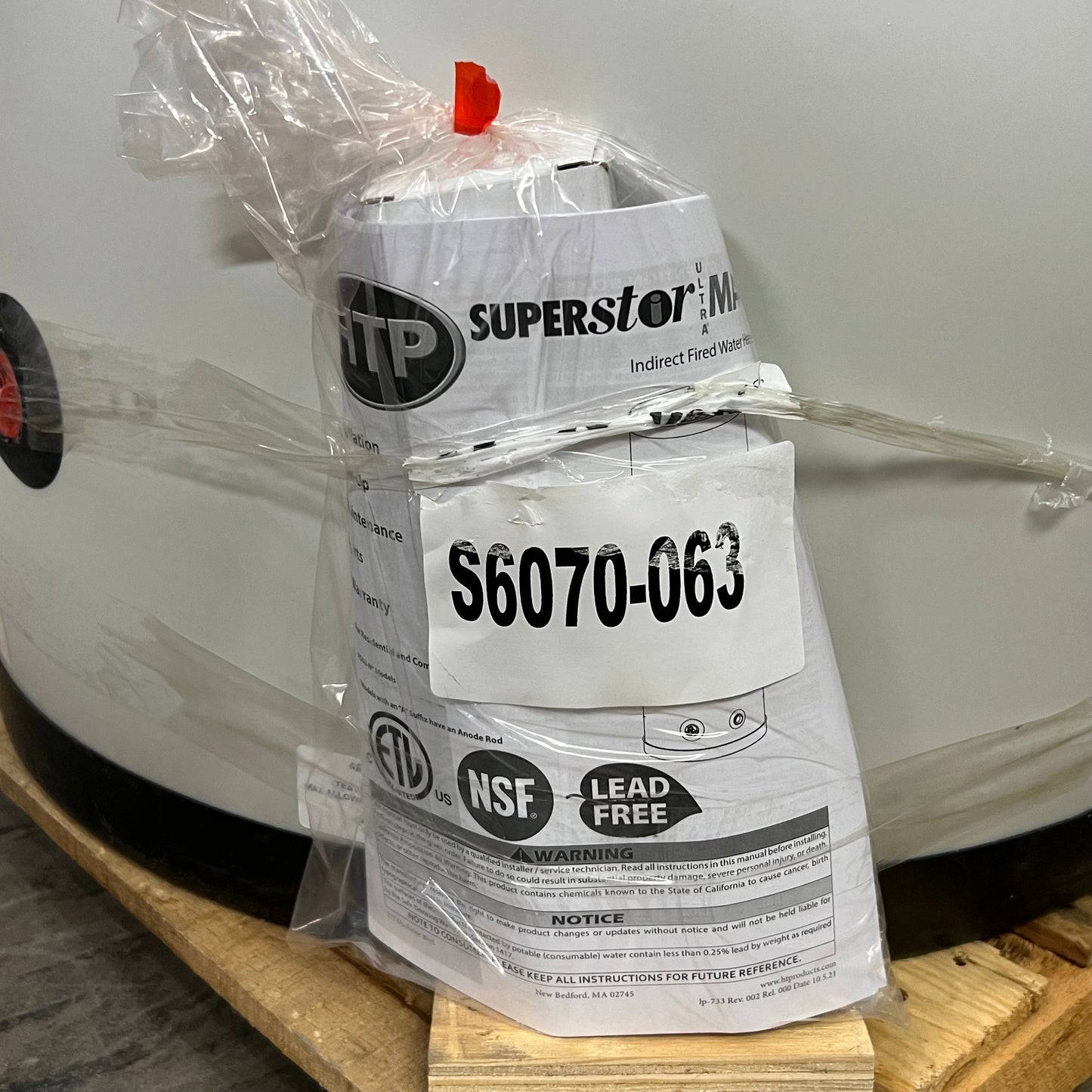 HTP Superstor Ultra Max Indirect Water Heater MSSU-60N