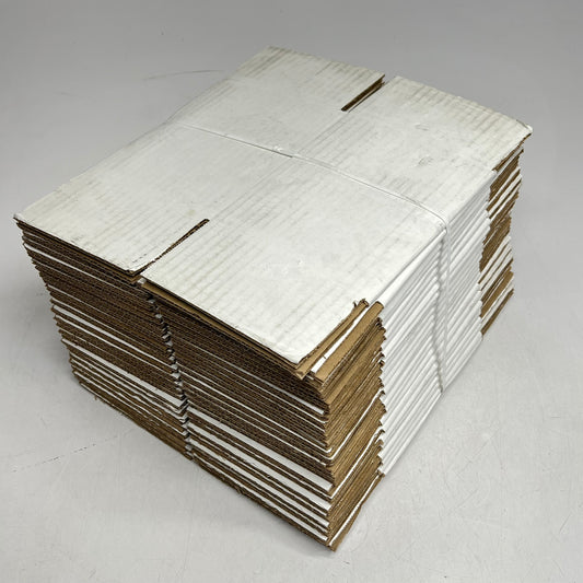 ZA@ (25 PACK) Packing Boxes Small White