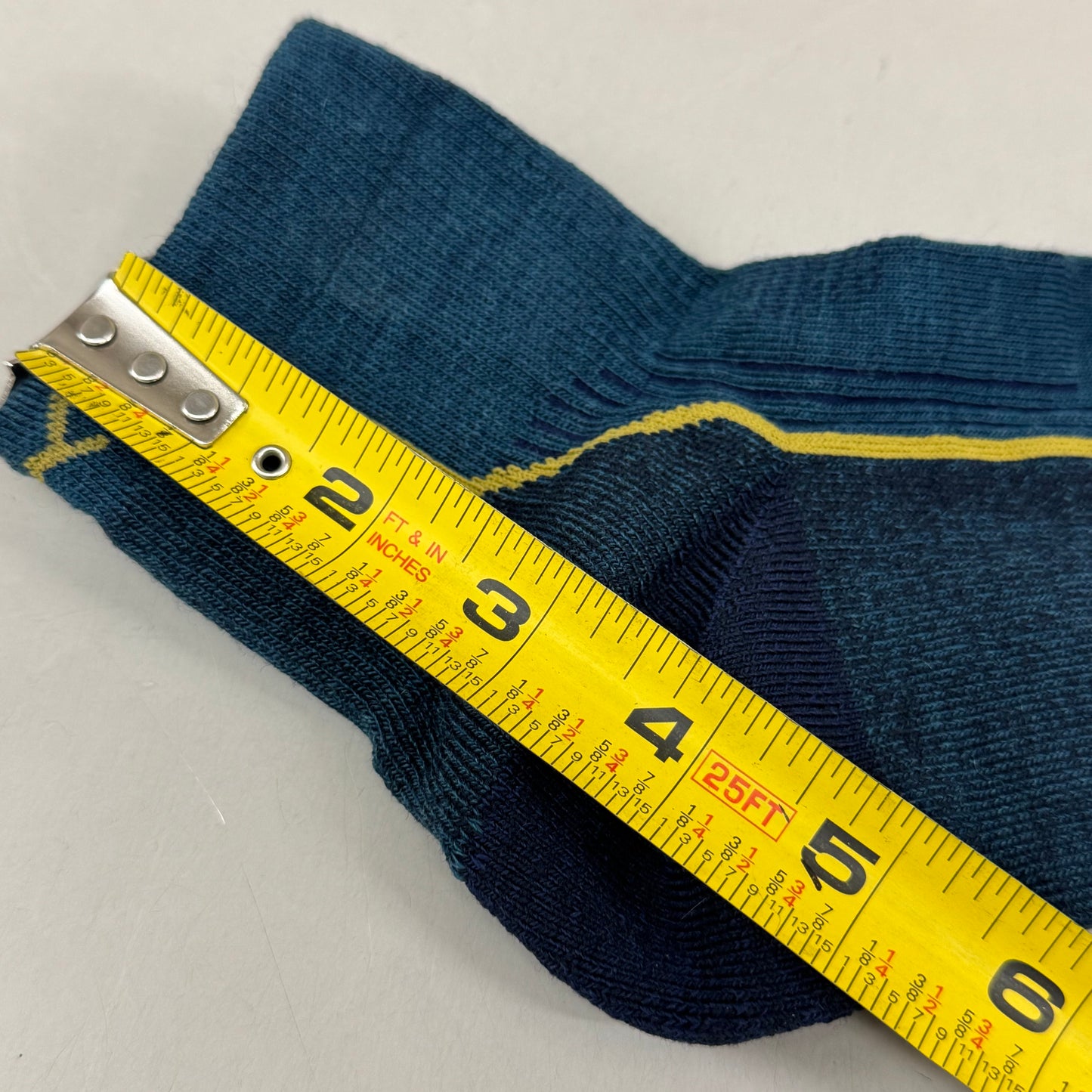 DARN TOUGH Hike/Trek 1/4 Socks Lightweight Men SZ XL 12.5-14.5 Dark Teal Merino Wool