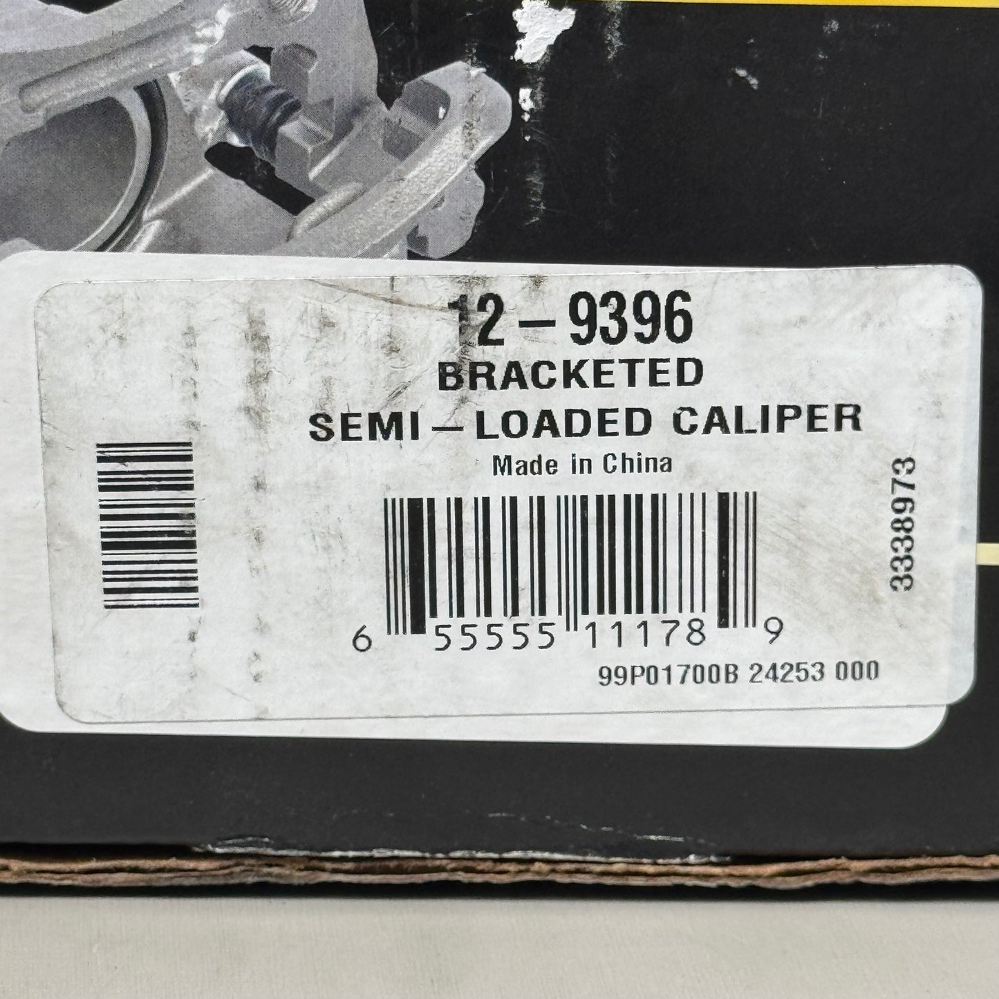 SILENT STOP Ultra Quiet Bracketed Semi Loaded Caliper Disc Brake 12-9396