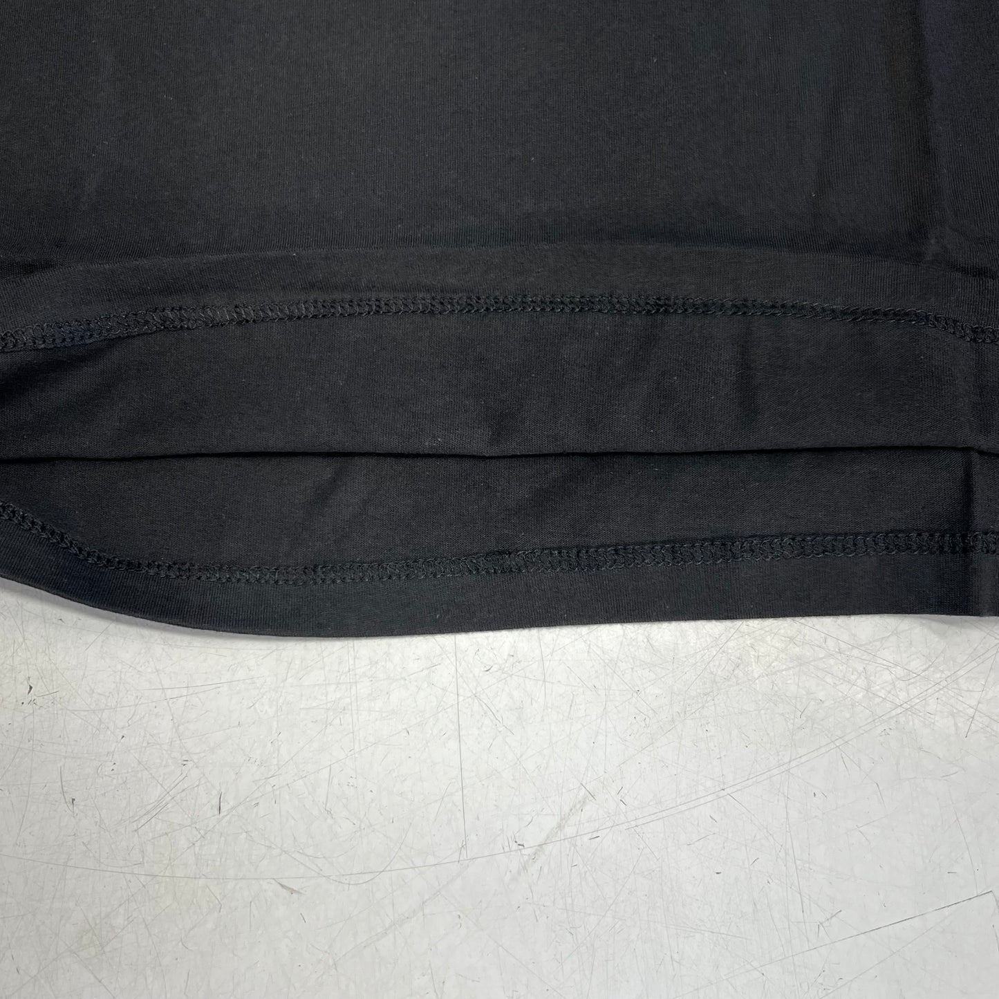 HANES Originals V Neck Tee Shirt W/ Chest Pocket Women's Sz 2X Black 0G159P