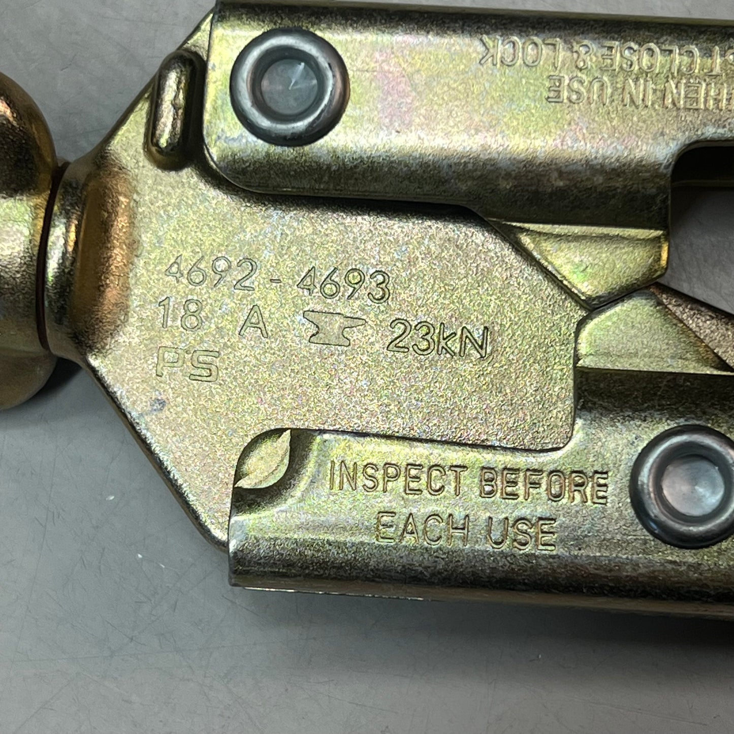 PMI Access Pro Rope W/ Steel Snap Hook 11mm x 32' Orange/Black IR110OB010P