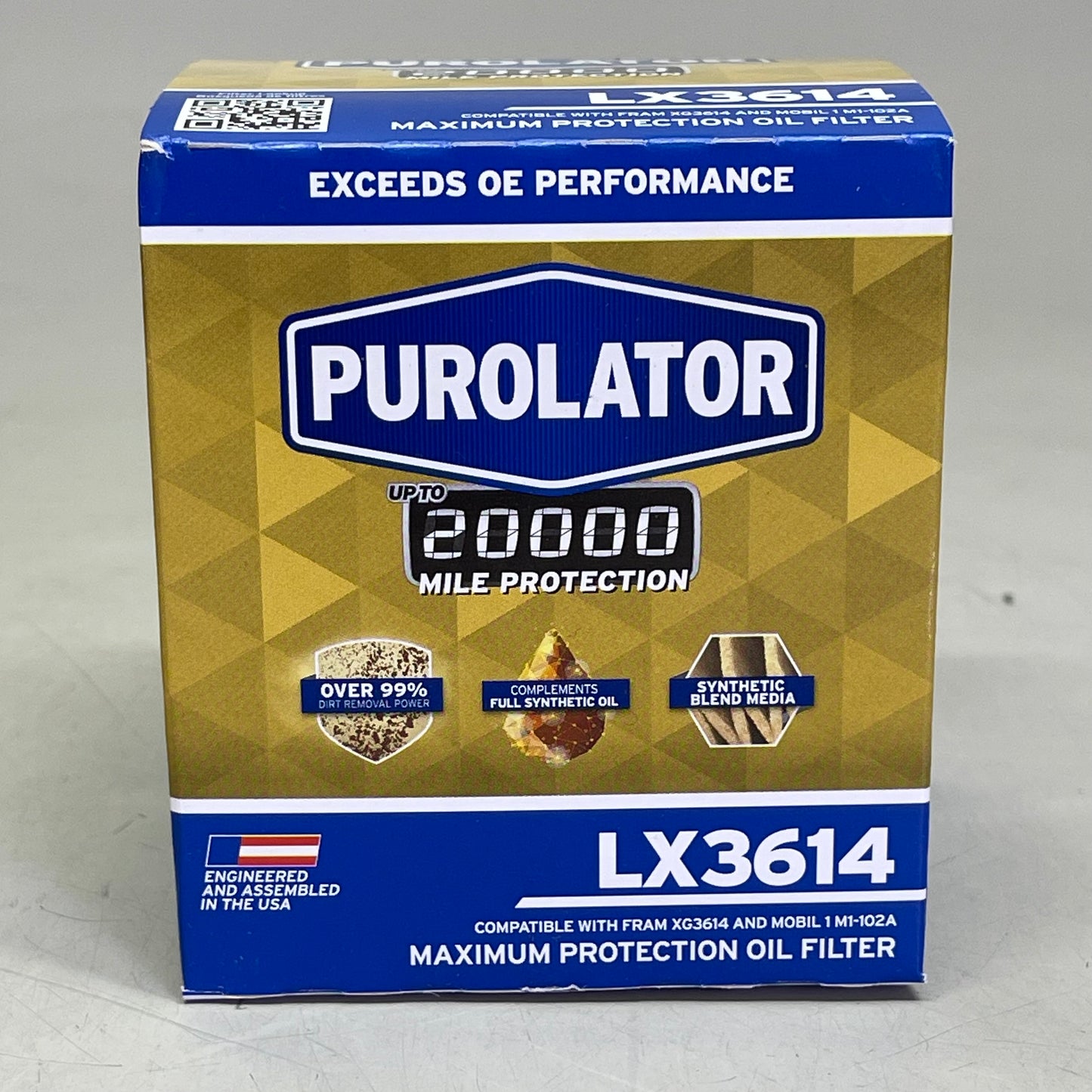 PUROLATOR (6 PACK) Maximum Protection Oil Filter 20000 Miles LX3614