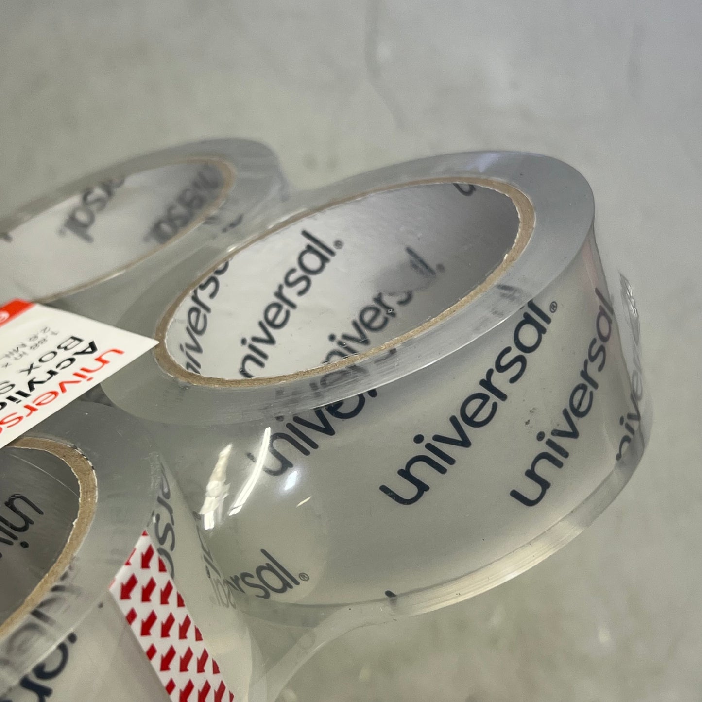 ZA@ UNIVERSAL (6 PACK) Moving & Packing Acrylic Box Sealing Tape Clear UNV33102 (Damaged)