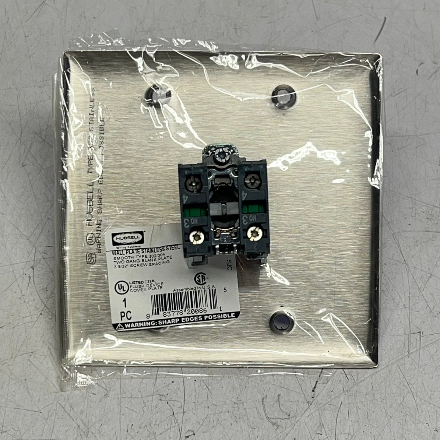 WON DOOR CORPORATION Keyswitch Assembly W/ Hardware for Door Silver 017741