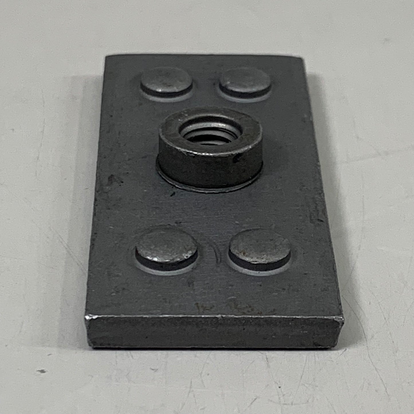 STAUFF (25 PACK) Single Welded Plate Twin Series 3D Carbon Steel Grey SP-3D-U-W2