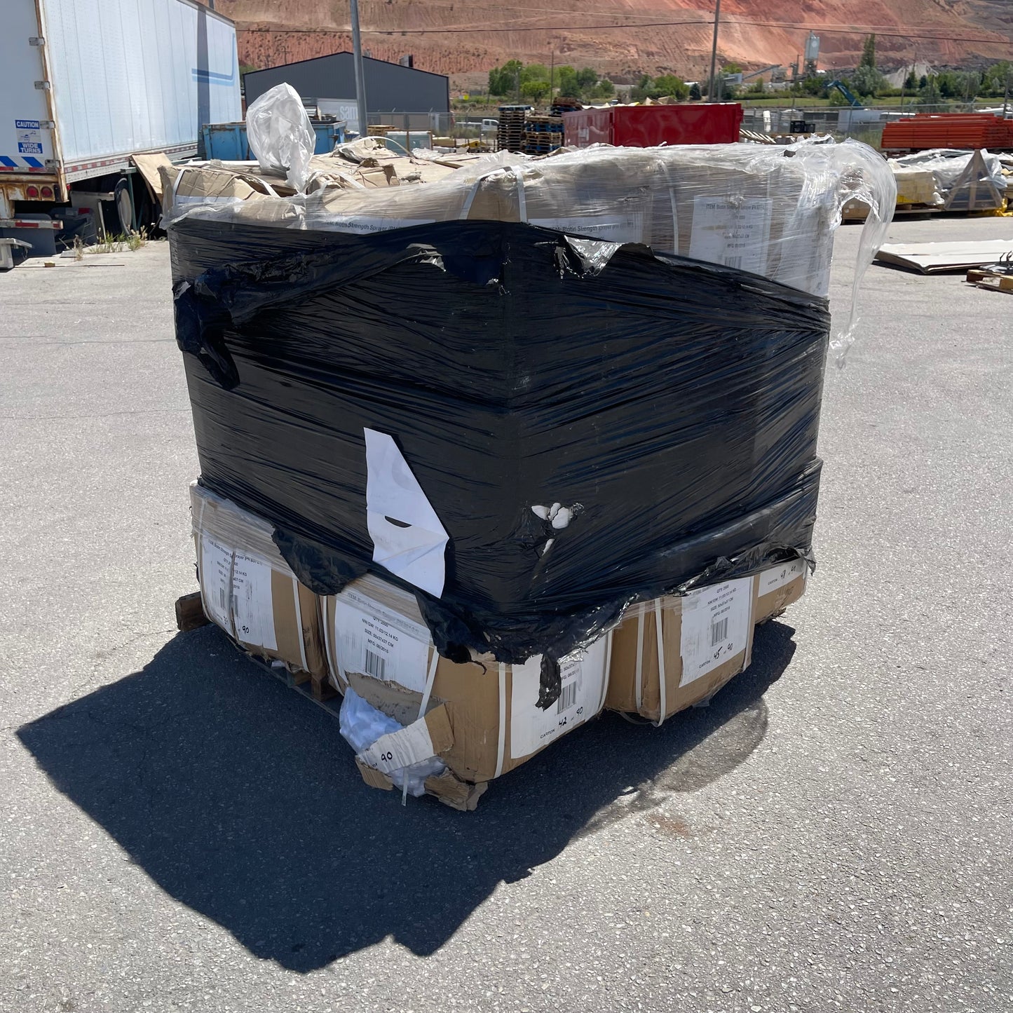 ZA@ Pallet of BIOTIN Strength Sprayer Lid White 50x37x37 CM BSY-2.1 (New)(A)