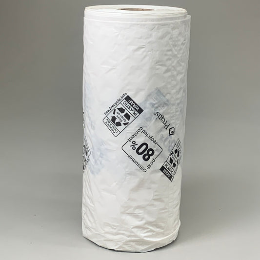 ZA@ PREGIS Roll of Plastic Sheets Packing Supplies 7.3" x 15.1" x 790' K 664912