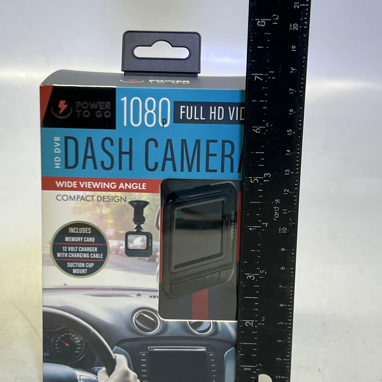 POWER TO GO 1080p Full HD Video Dash Camera 1030151012