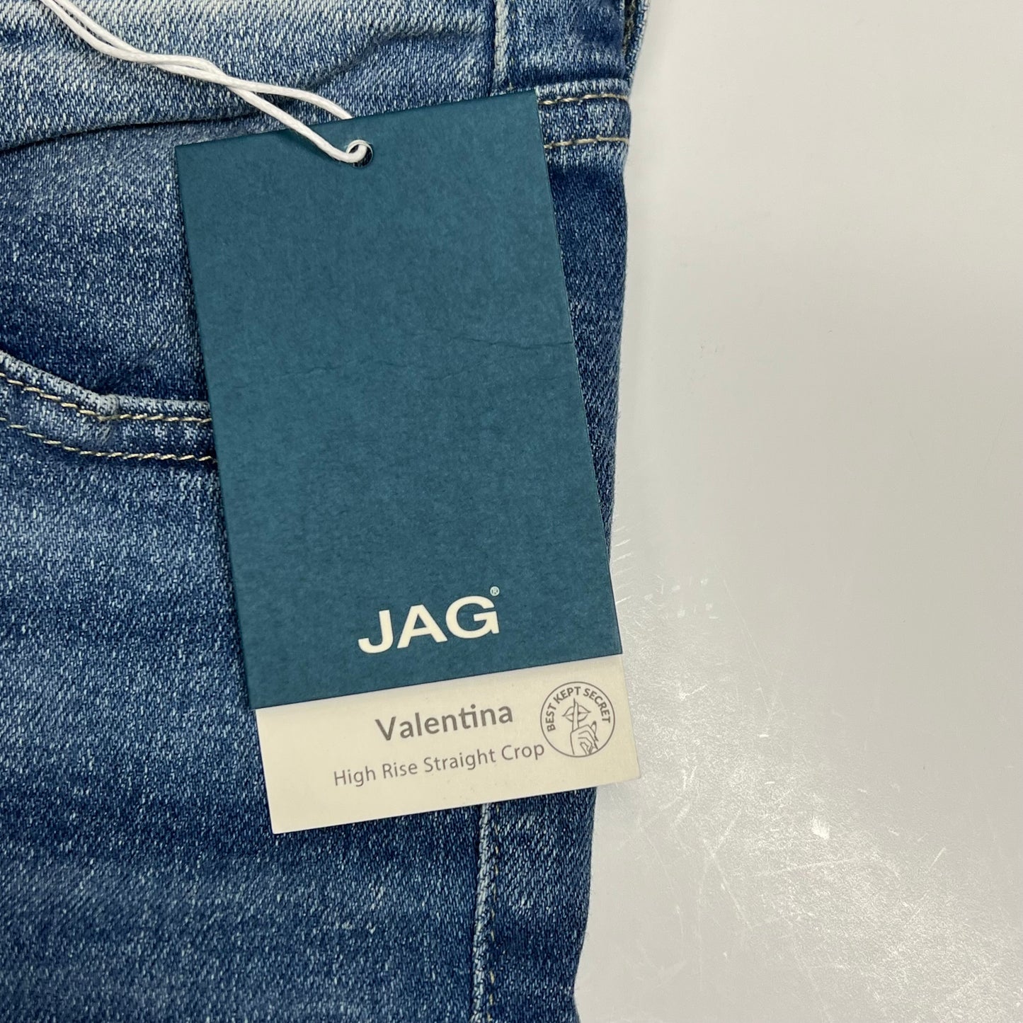 JAG Valentina High Rise Straight Crop Jeans Women's Sz 8/26 Medium Wash