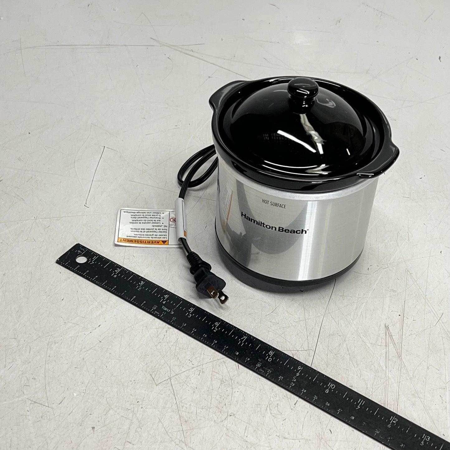HAMILTON BEACH Stay or Go Programmable Slow Cooker W/ Party Dipper 7 qt 33477FG