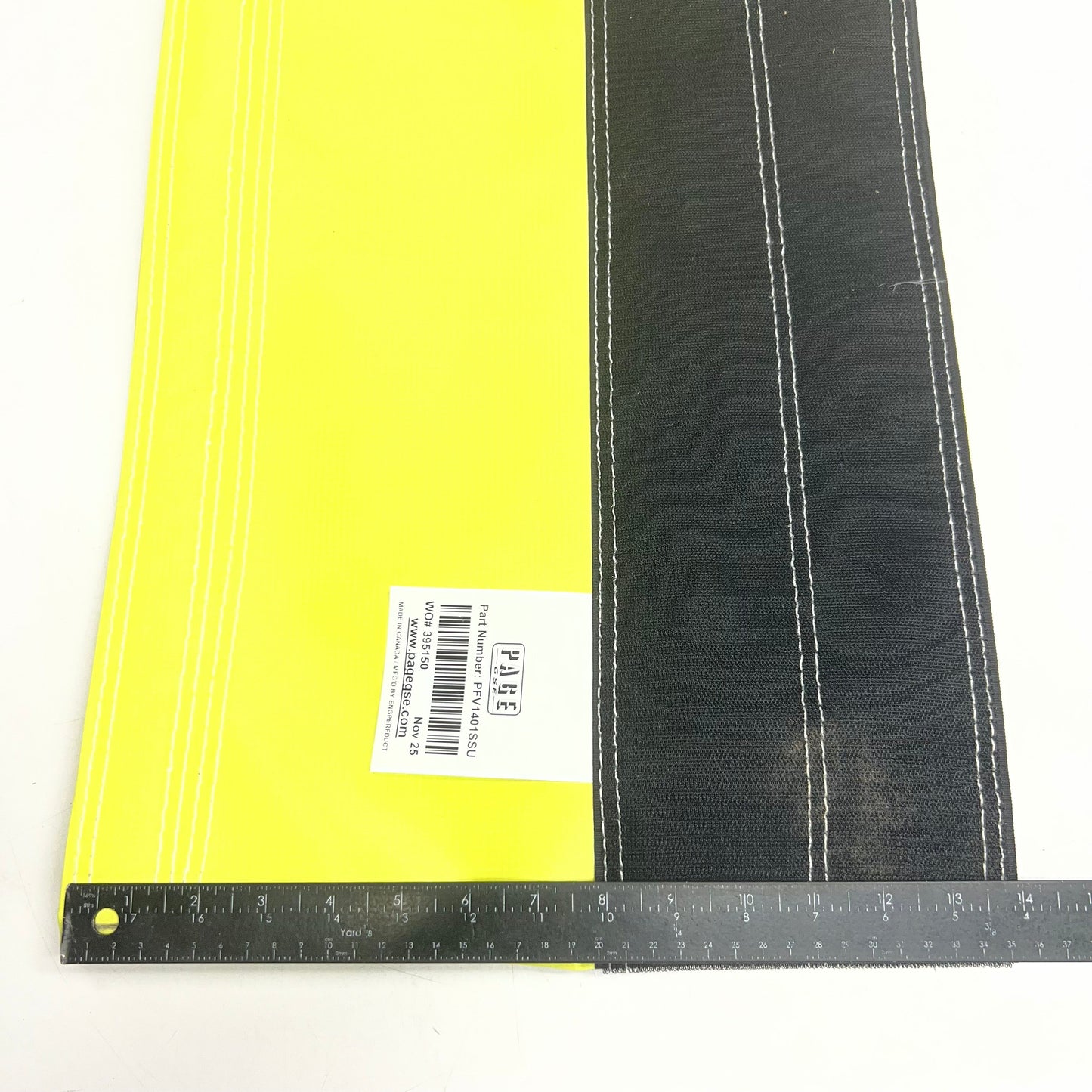 PAGE GSE Green Layflat Ventilation Duct Sz 14"H x 22"W 395150