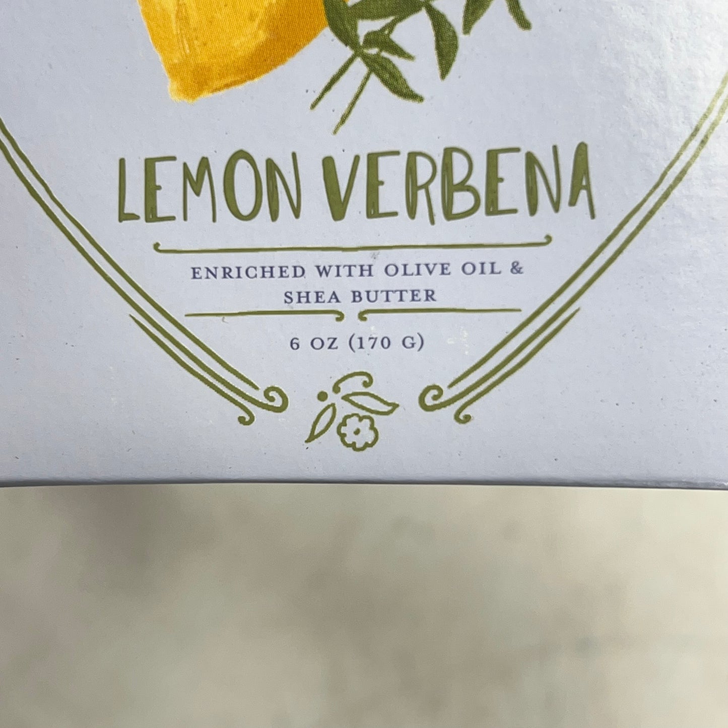 CREATIVE CO OP  (2 PACK) Lemon Verbena Heart Bar Soap W/ Olive Oil & Shea Butter