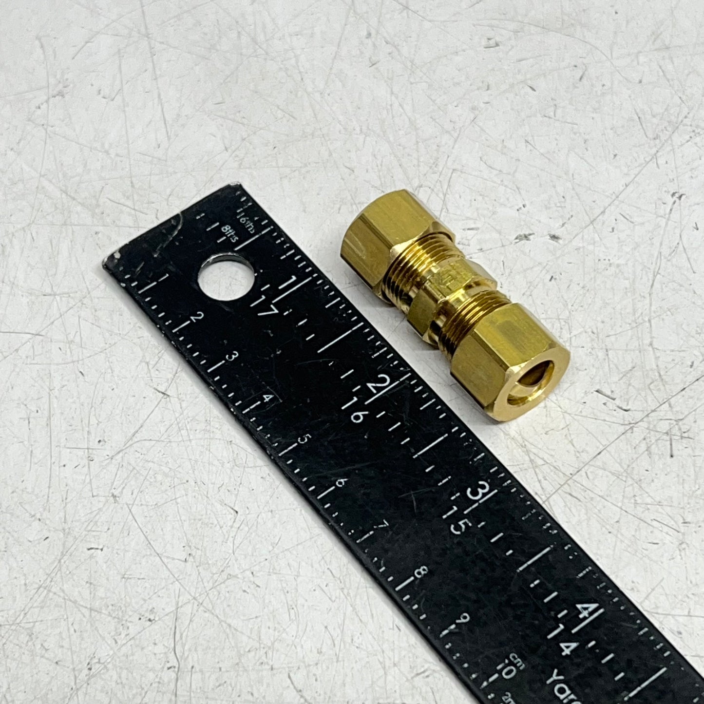 PROFLO (10 PACK) Tube Brass Compression Union 3/8 X 3/8" OD Brass PFXCUCN