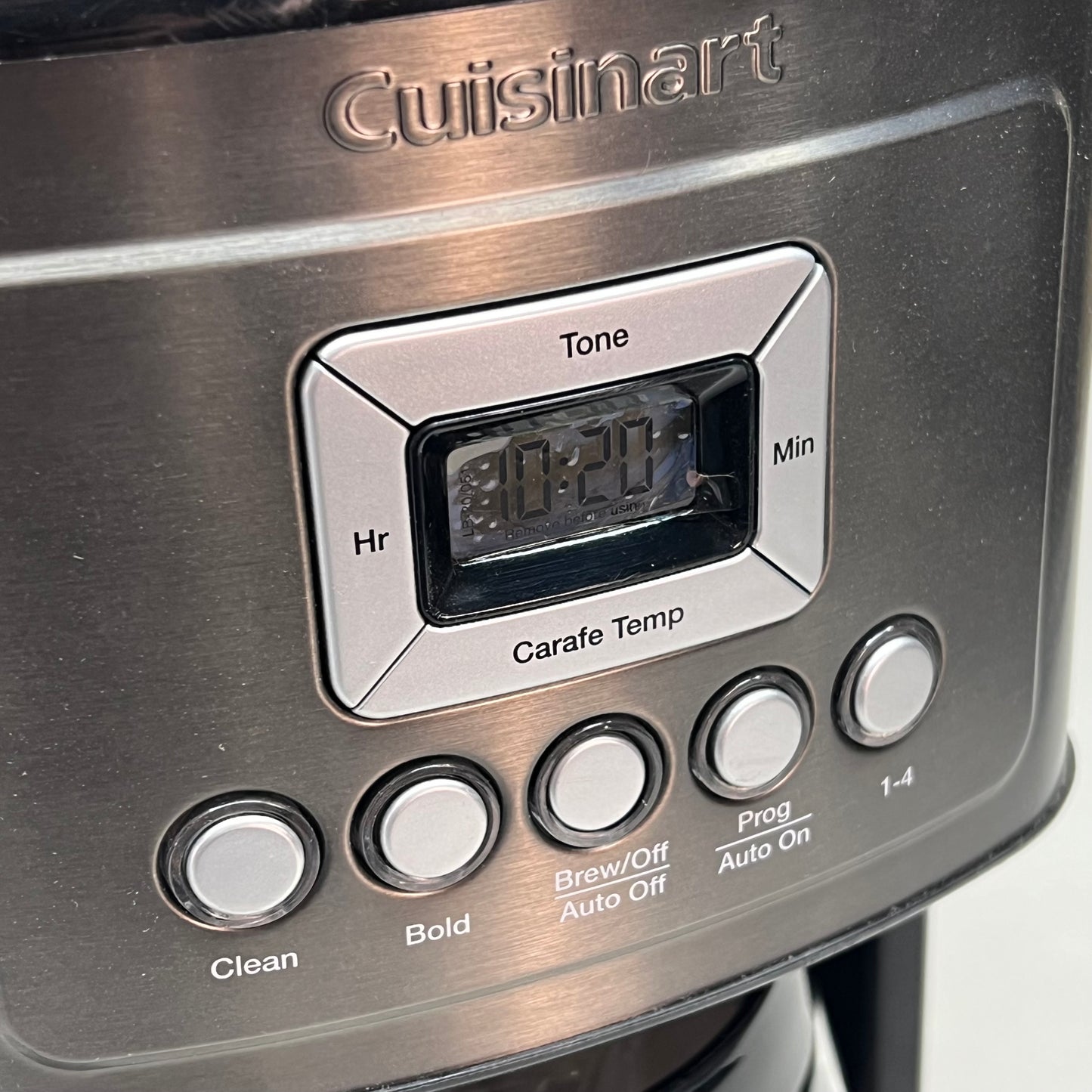 CUISINART Backlit LED Programmable Coffee Maker 14 Cup DCC-3200BK (Used)