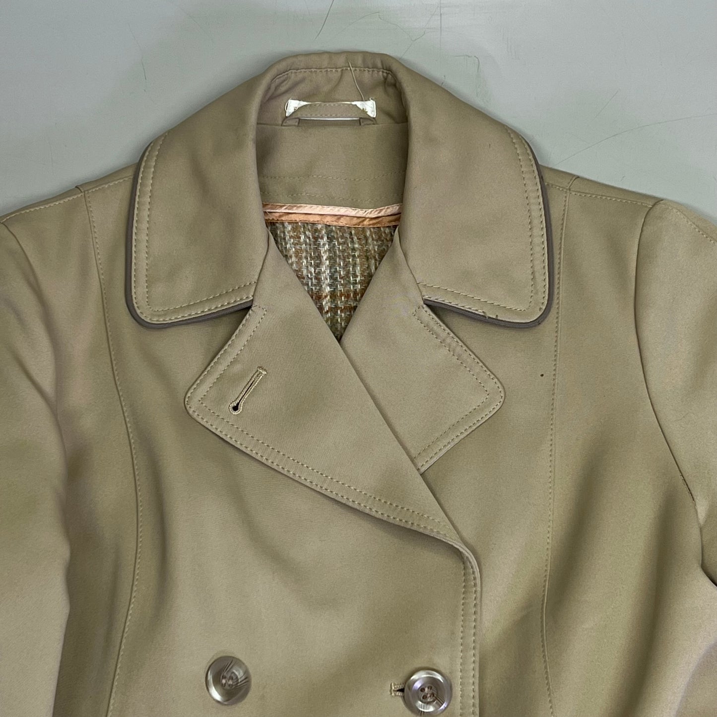 FORECASTER OF BOSTON Zip Out Liner Trench Coat Women's Sz 9/10 Khaki (Used)