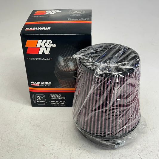 K&N High-flow Washable Universal Engine Air Filter  3-1/2"ID FLG RE-0950