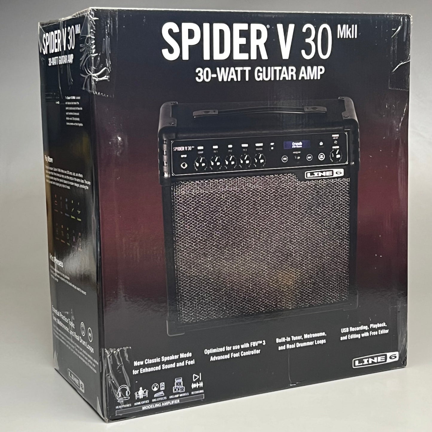 LINE 6 Spider V 30 MKII 30W Guitar Combo Amp Black