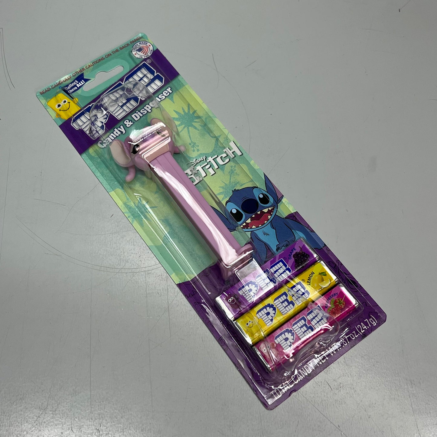 PEZ (12 PACK) Collect Disney Stitch Assorted Candy Dispensers & Refill BB 12/29