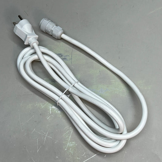 ZA@ NINGBO XUANHAU (2 PACK) Power Cords SJTW 3/C 16 AWG 105 Degree FT3 300V 10ft White 10200000025 A