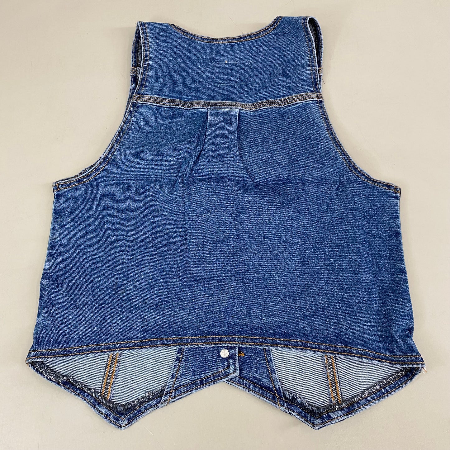 LEVI'S 95' Jean/Denim Cropped Vest Women's Sz XS Blue A91780000