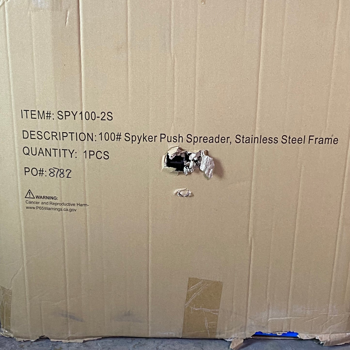 SPYKER Ergo-pro Ice Melt Winter Spreader 100-lb SPY100-2S