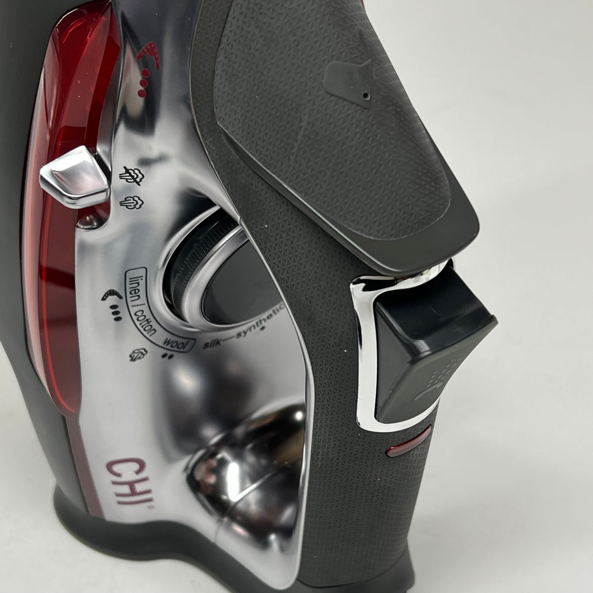 CHI Titanium-infused Steamshot 2-in-1 Iron & Steamer Red/Black/Silver 13108