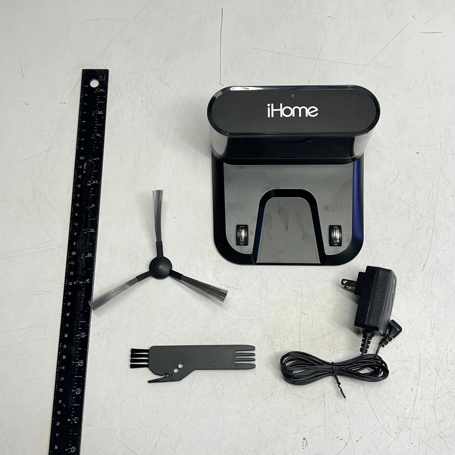 ZA@ IHOME Auto Vac Juno Robot Vacuum Mapping Technology Strong Suction IHRV9 (As-Is-Return)